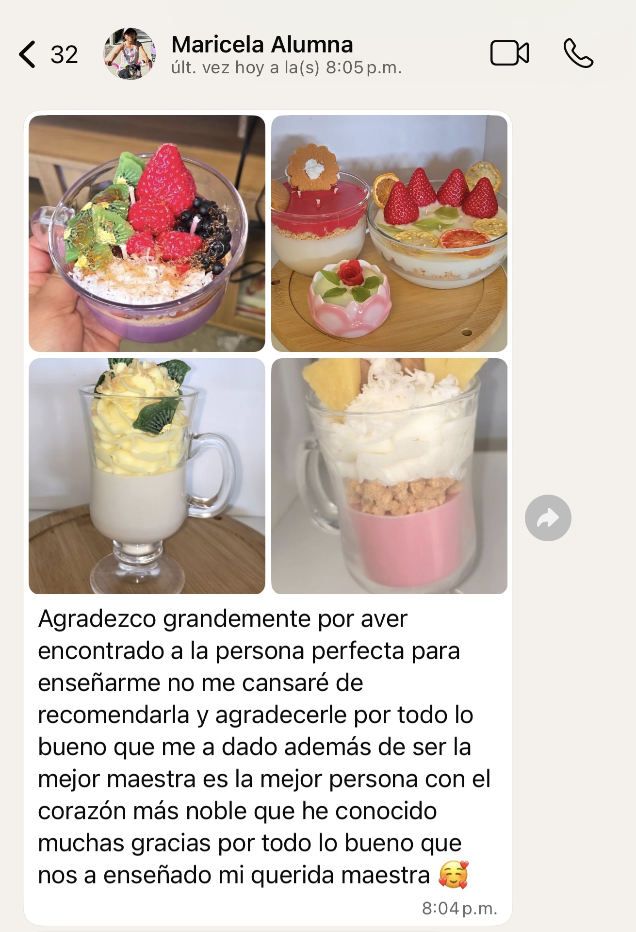 Testimonio de alumna de AmbArt Candles 3